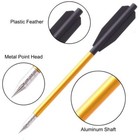 6 5  Aluminum Arrows Bolts 6mm For 50   80 Pounds Pistol Crossbow Target Archery