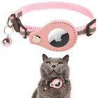 Cat Collar Airtag Holder Breakaway Reflective Kitten Bell Pink