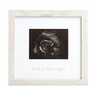 Kate   Milo Rustic Sonogram Picture Frame  Love At First Sight Gender-neutral 
