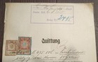 Brixen_bressanone  bz  Austria 1904_receipt   Stamp 1 Crown   88 Brighter