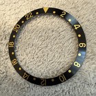 Rolex Gmt Master 16753 16758 Black   Gold Bezel Watch Bezel Insert Part
