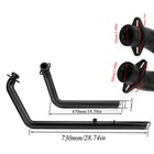 For Yamaha V Star Bolt Xvs950 2010-2024 Shortshots Staggered Exhaust Pipe System
