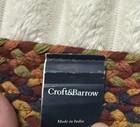 2 Croft And Barrow Placemats Brown Orange Yellow Autumn Colors Kitchen Decor