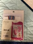 Janlynn 999-1003 Baby Footprints Counted Cross Stitch Kit 5x7 Nip Sealed 