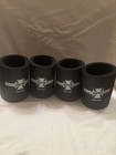 Lot Of 4 Black Foam Koozie   s  With Urban Legend Choppers Chicago Logo-new
