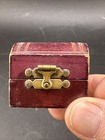 Antique J  Wild Sterling Silver Hinged Thimble Holder And Thimble    