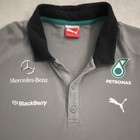 Puma Mercedes Petronas F1 Team Polo Shirt Gray black Men s Xl