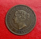 1859 Canadian One Cent Coin  Enn Coins