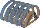 25pack 3 8  X 13  Zirconia Sanding Belts 60 Grit Sandpaper For Metal Woodworking