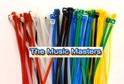 100 Pack Assorted Colors 6 Inch Wire Cable Ties Nylon Zip Tie Down Wraps Straps