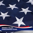 American Flag 3x5 Luxury Embroidered Star Double Sided Heavy Duty Nylon Outdoor