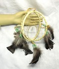 Native American Double Dream Catcher  6   Quartz Crystal  Cherokee  Coa  Ddc25