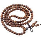 Black Rosewood 108 Tibetan Buddhist Mala Bracelet Beaded Prayer Bead 6mm 