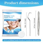 10 9oz Tooth Repair Beads  Teeth Replacement Kit For Temporary Restoration Of   