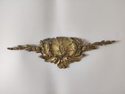 Antique French Ormolu Brass Plated Furniture Pediment mount Hardware Decoration