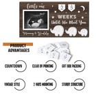 Ultrasound Picture Frame 4x3 Inches With Baby Countdown Weeks Sonogram - Preg   
