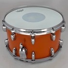 Used Grestch Usa Custom Snare Drum Orange Gloss 14x8 - Excellent