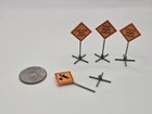 1 64 Scale Caution Work Ahead Signs  set Of 4 