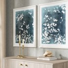  set Of 2  24 x30  All Over Floral Framed Posters - Threshold  Spring