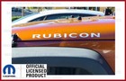 2x Jeep Wrangler Rubicon Hood Decals Stickers Jk 2007-2018 Silver Metallic Sj4t6