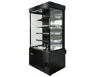 40  Open Air Cooler Black Display Case Grab   Go Merchandiser Night Curtain Nsf