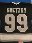 Vintage Ccm maska 90s Wayne Gretzky 99 Stitched Los Angeles Kings Jersey Size S