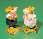 Wee Forest Folk M-80 Girl Sweetheart   M-80a Be Mine  Valentines Pair Special       