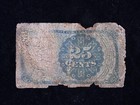 1874 10 Cent Fractional Currency Meredith Red Seal - Fifth Issue - Relic   n26 