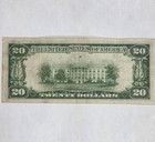 1929  20 National Bank Note  Very Fine  Chicago Il 