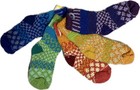Solemate Socktini   s Mismatched Baby Socks 12-24 Months Orange Green Purple Blue
