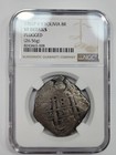 1761 Cob 8 Reales Ngc Vf Potosi Bolivia With 1955 Schulman Auction Tag   j640