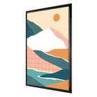 20  X 28  Black Rounded Picture   Poster Wall Frame Home Decor  Modern Style
