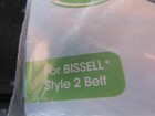 Great  Vacuum Belt 2 Pack  For Bissell Style 2 Belt   1613765  Free Shipping
