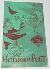 Rare Antique American Hamilton Standard Aircraft Christmas Party Program C 1953 