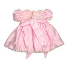 Vintage 1980s Cradle Togs Pink Baby Dress Lace Accents 3-6 Months