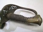 Us Civil War Foot Officer Sword   Scabbard Minty Etched Blade French Import Mark