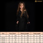 Medieval Kids Tunic Renaissance Costume Knight Cosplay Viking Larp Black Shirt