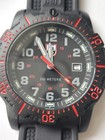 Luminox Navy Seal Black Ops Black Pvd  Red Accent Swiss Quartz Watch-xl-8895-f