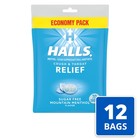 Halls Cough   Throat Relief Mountain Menthol Sugar Free Cough Drops  840 Ct