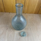 Vintage Arrowhead Springs Glass Water Bottle With Orig Stopper L a  California