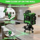 12 Lines 4d Green Laser Level 360   Auto Self Leveling Rotary Cross Line Measure