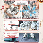 4ft Artificial Christmas Tree  Unlit Design Snow Flocked Christmas Tree  Hinged
