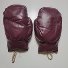 Vintage Boxing Gloves Youth Size Maroon Color