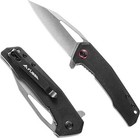 Flissa Folding Pocket Knife Edc Knife G10 Handle Multi-size Pocket Clip Black Us