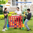 Jumbo 4-to-score 4 In A Row Giant Game Set Adults Kids Family Fun Indoor Outdoor