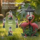 Solar-powered Flamingo Garden Lights   Yard Statues - Fun Outdoor Decor