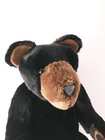 Stadler Handcrafted  Fully-jointed Real Fur Black Teddy Bear High-quality 