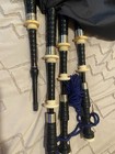 Early 1900s Set Of Ebony ivory  Robertsons 3 4 Bagpipes  Reelpipes