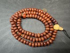 Vintage 108 Lotus Bodhi Seed Mala Necklace 30  Tibetan Prayer Beads Natural