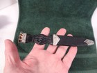 Vintage Scottish Sgian Dubh Kilt Dagger Knife Jewel Top W  Sheath Nib New 7-1 4 